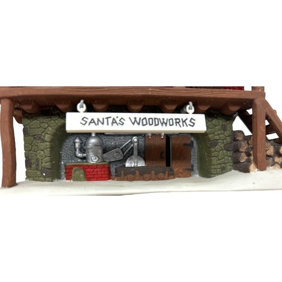 Department 56 North Pole Village - "Santa's Woodworks"  - Vintage - Picture 6 of 14